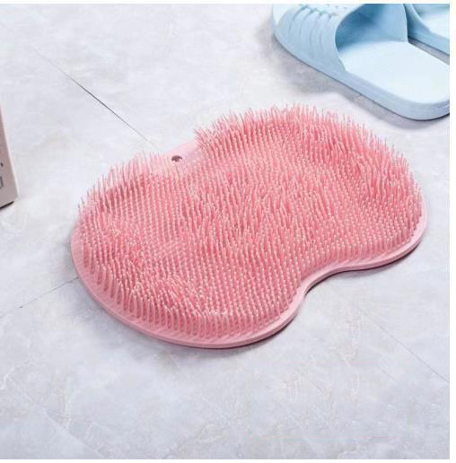 Wholesale Foot Care Cleaner Shower Foot Scrubber Mat Cleaning Scrub Silicone Foot Brush With Non-Slip Suction Cups For Shower