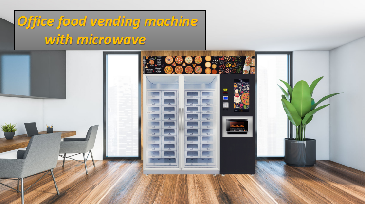 Micron cheap smart vending machine for sale hot food vending machine Pizza with tropical microwave