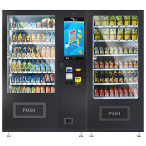 WEIMI Big Capacity Automatic Snacks and Drinks combo Vending Machine with cooling system in office