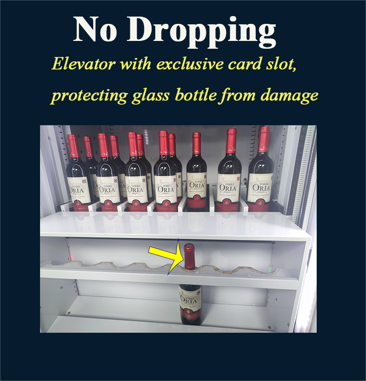 Automatic Vending Machines Age Verification Wine And Alcohol Vending Machine For Sale