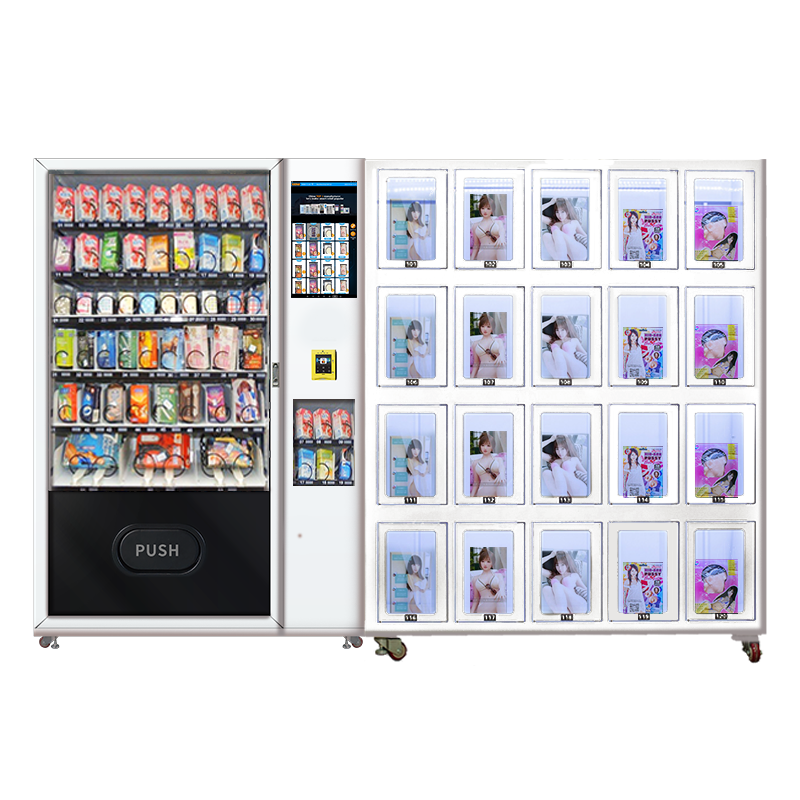 Micron customizable sex toy adult products vending machine with lockers and card reader