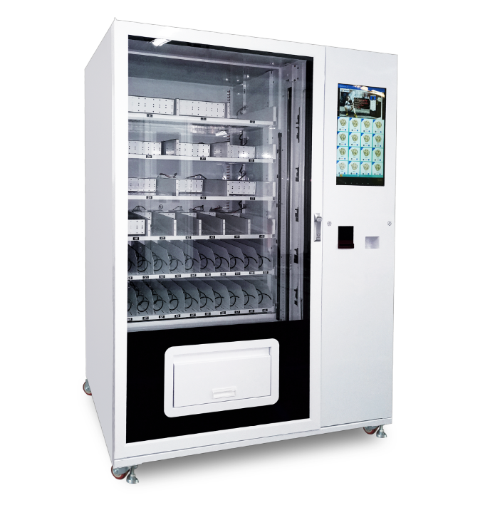 CashlessTouch Screen Intelligent Digital Snacks and Drinks Vending Machine with Cooling System