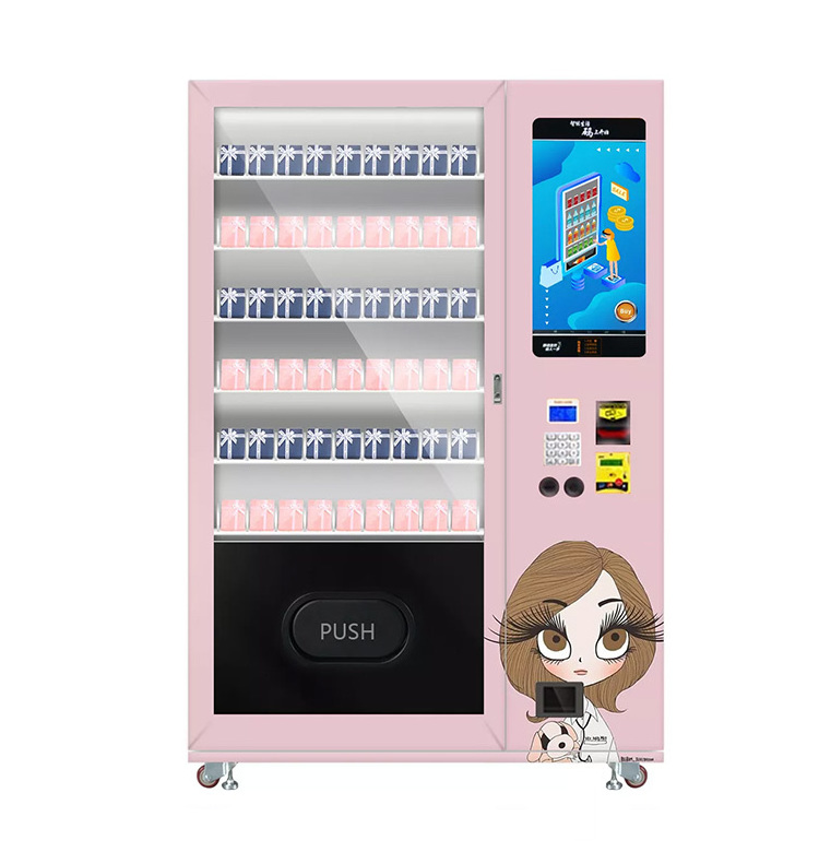 Micron Hightech Beauty  Nail Art Eyelash Hairs Vending Machine with Elevator and Touch Screen