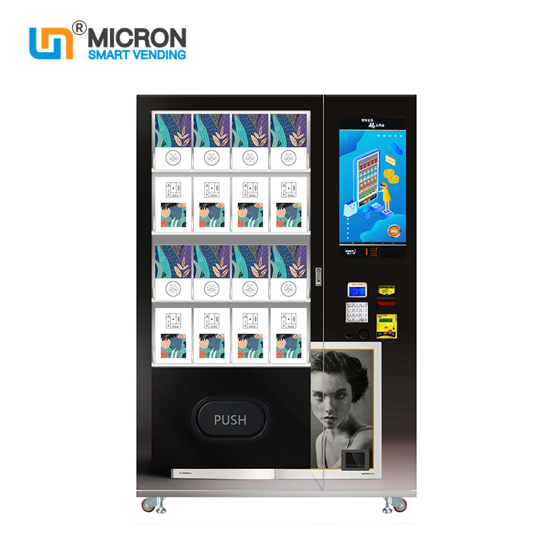 Micron Stationery vending machine for sell pen, book in school with touch screen