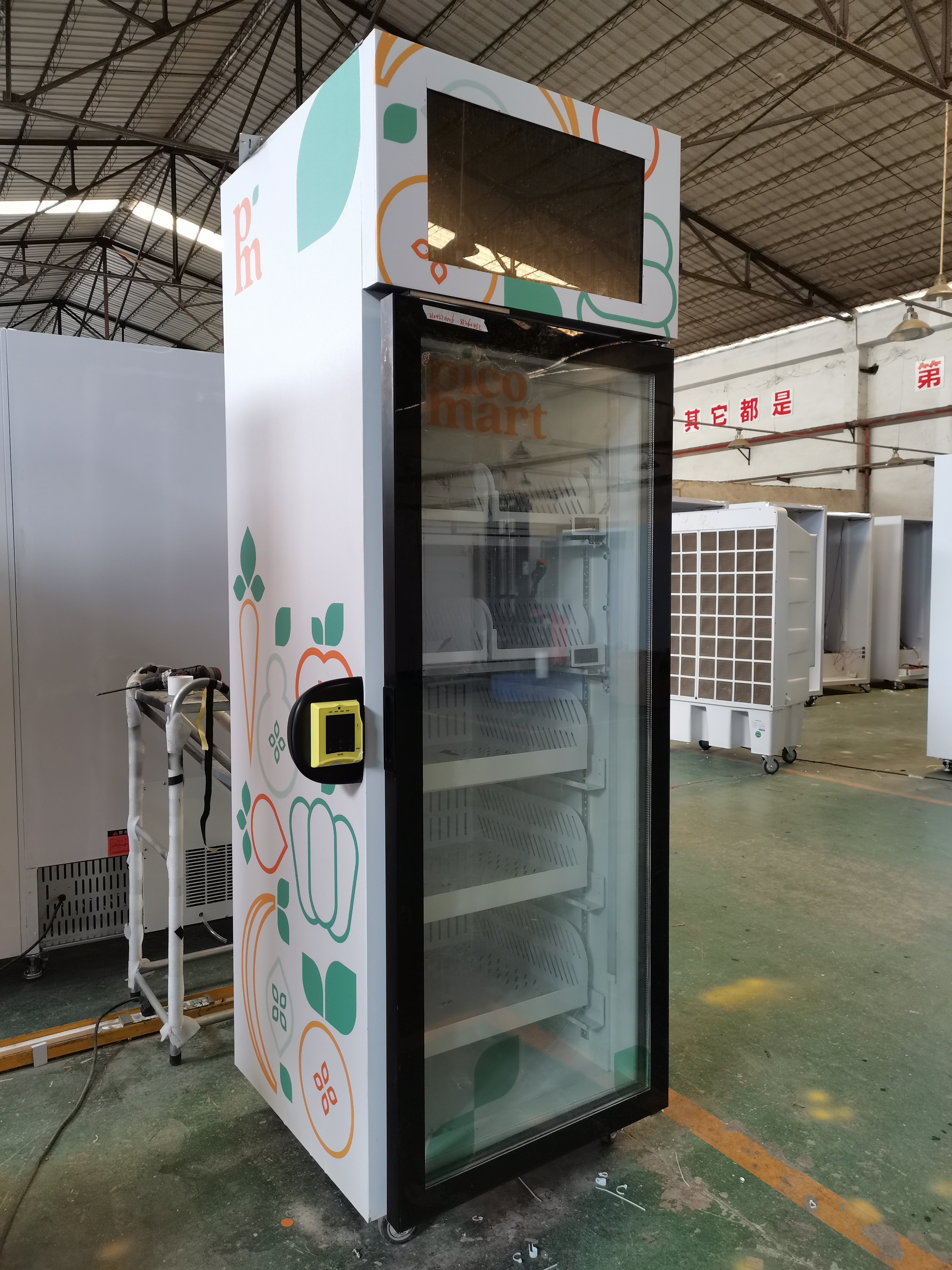 Cheap Beer Vending Machines With Age Recognition, 2-20 Degree Cooling System, Beer Bottle Smart Fridge