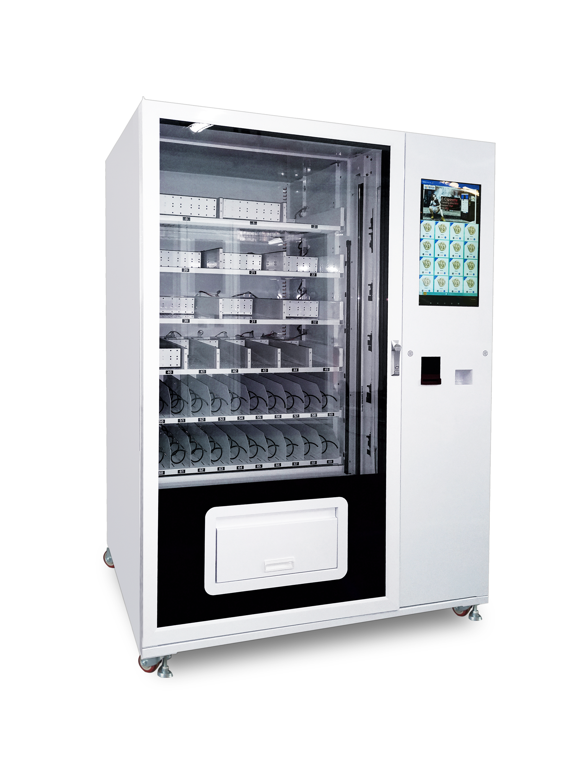 Micron Stationery vending machine for sell pen, book in school with touch screen