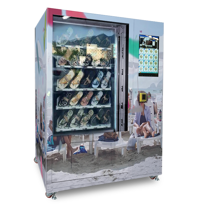 shoes slipper vending machine Beach flip-flops hotel disposable slippers smart vending machines