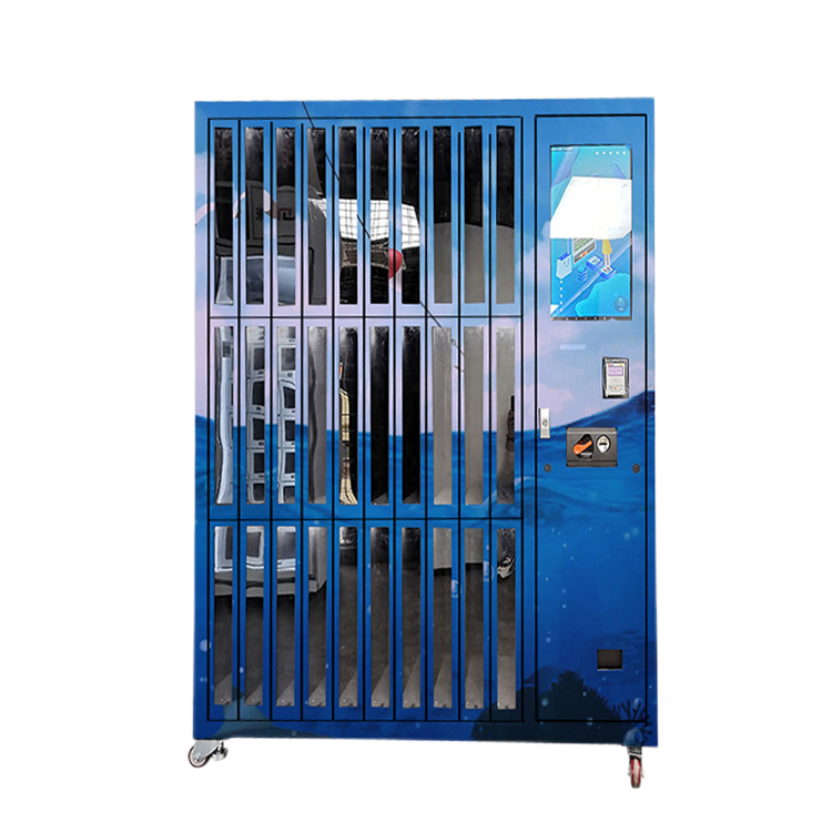 Micron padel racket tennis ball vending machine with elevator and adjustable channel