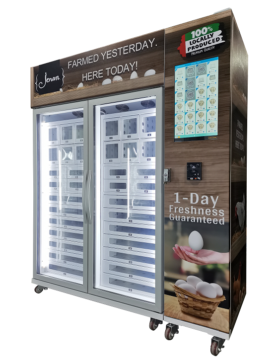 For Farm Selling Fresh Egg vegetables cooling locker vending machines for business in France