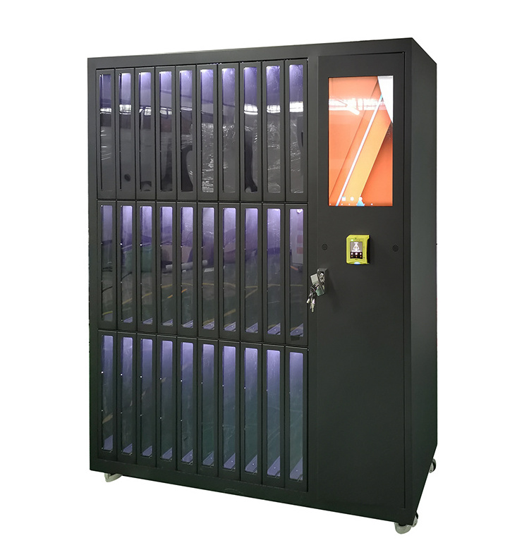 Micron padel racket tennis ball vending machine with elevator and adjustable channel