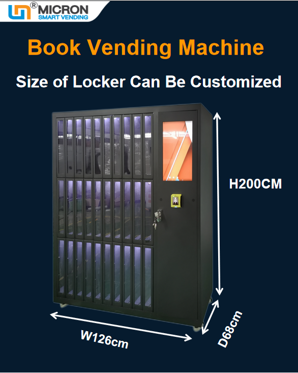 Smart Locker Automatic Self-service Store Touch Screen Book Smart Vending Machines for Sale