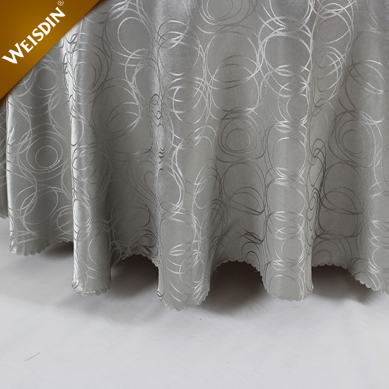 Factory Direct Selling Banquet round table cloth cover