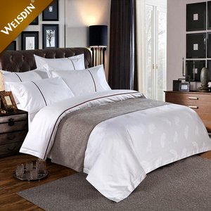 Factory Direct High Quality Solid color comfortable and soft bedding 100 cotton hotel bed sheets set