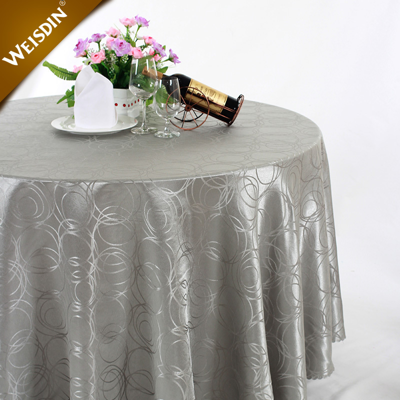 Factory Direct Selling Banquet round table cloth cover