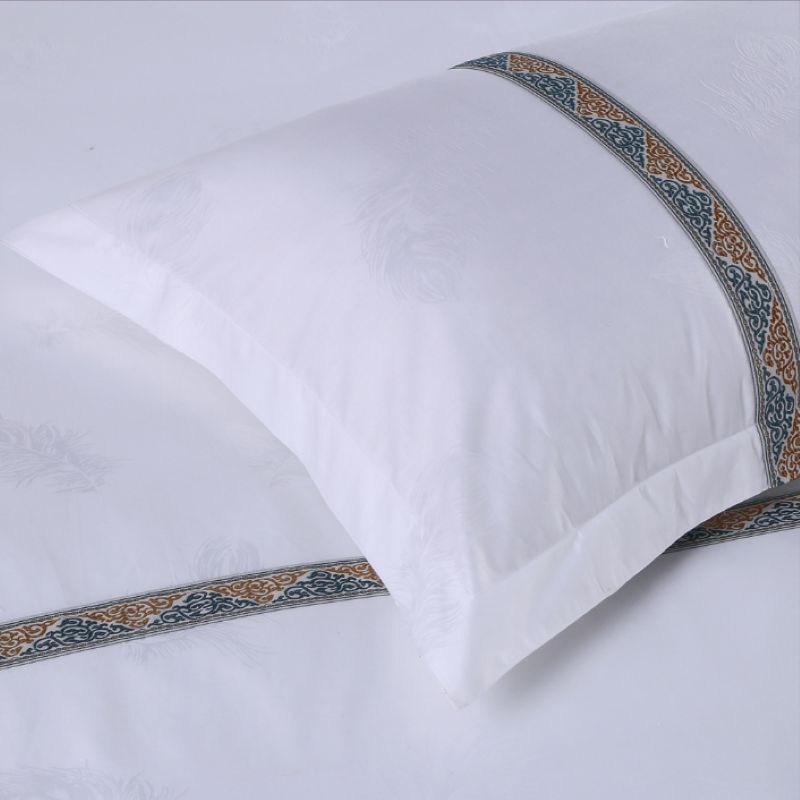 Factory Direct High Quality Solid color comfortable and soft bedding 100 cotton hotel bed sheets set