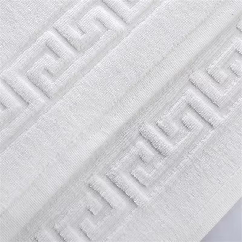 Hotel Luxury 70x140cm Jacquard White Bath Towel Set 100% Cotton Large Beach Towel Brand Absorbent Quick-drying Bathroom Towel