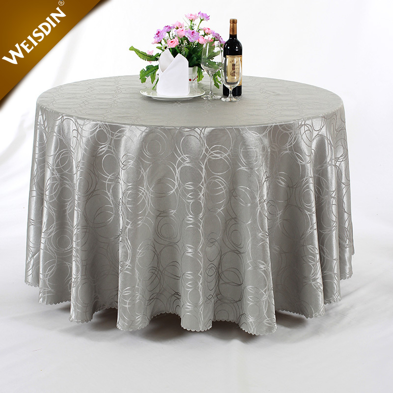 Factory Direct Selling Banquet round table cloth cover