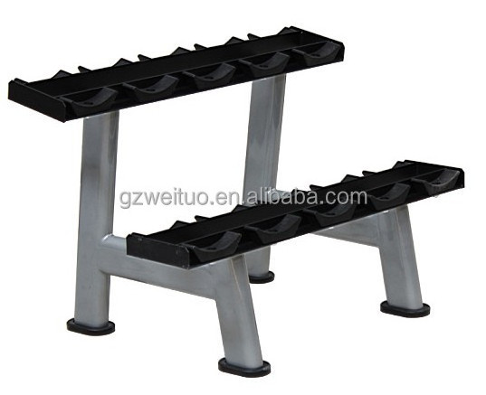 Commercial fitness gym equipment Dumbbell set with rack F-A54