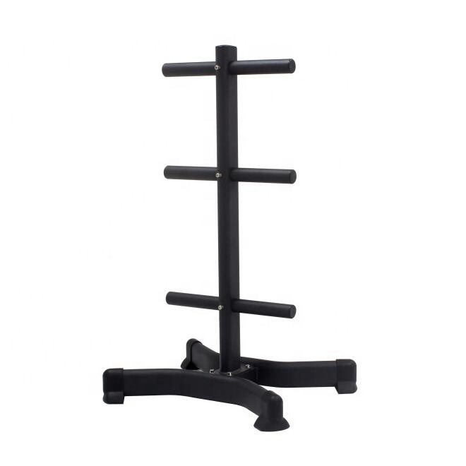 Professional body building barbell disc plate rack stand holder tree gym storage