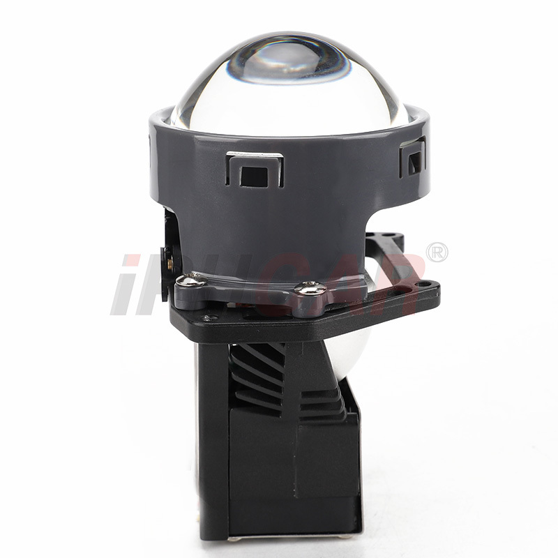 iPHCAR Bi LED Laser Projector Lens 3'' Bi-LED White Excellent Low Beam And LED Laser Assisting High Beam