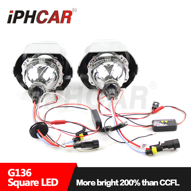 IPHCAR Super Version 12V 35W 6000K H7 H11 H4 Hid Xenon Kit Bi Xenon Projector Lens