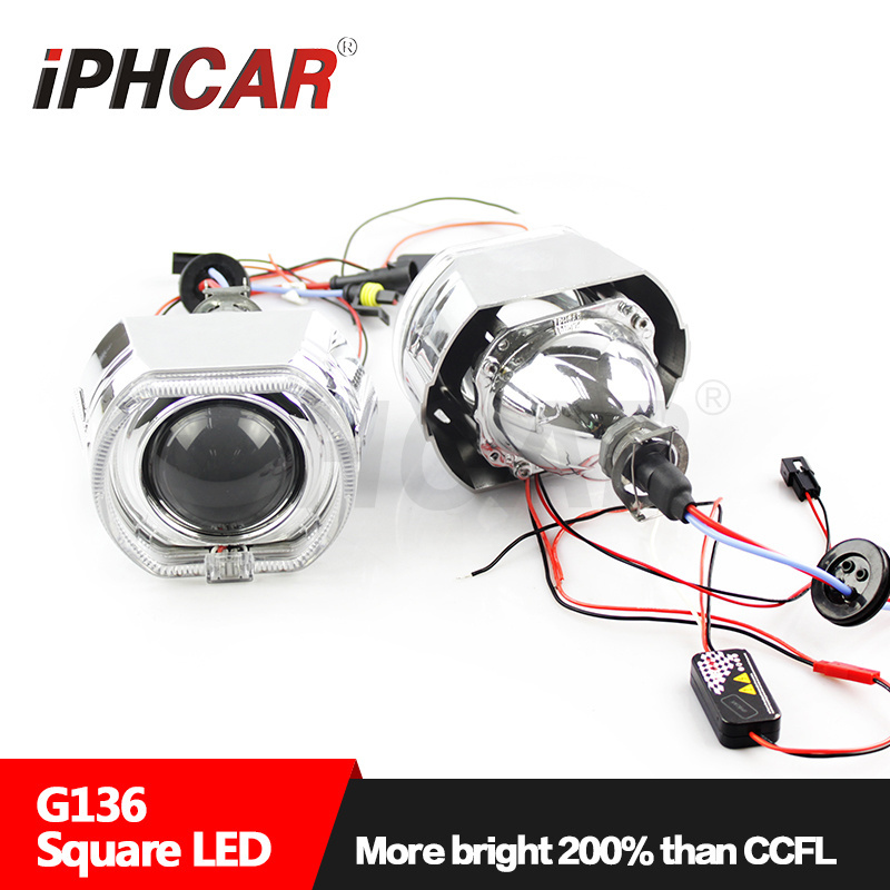 IPHCAR Super Version 12V 35W 6000K H7 H11 H4 Hid Xenon Kit Bi Xenon Projector Lens