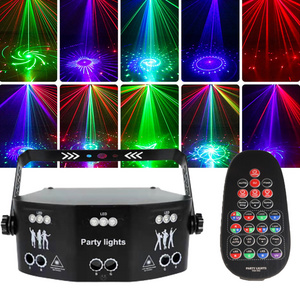 15 Eyes Led Laser Effect Moving Beam Lights Dj Led Stage Light Disco Ball Projector Lazer Lamps Night Club Ceiling Light Bar