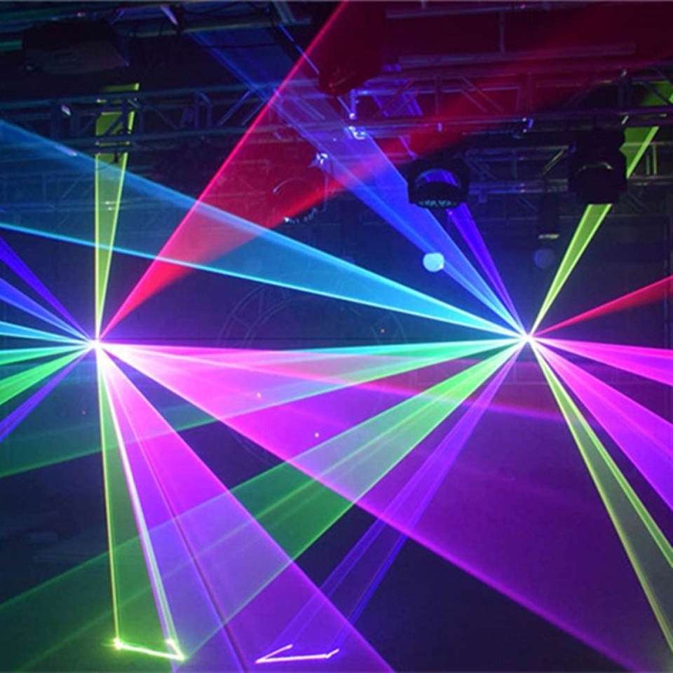 Animation Laser 3D 40 KPPS Rgb Laser Lighting 8W 10W 15W 30W ILDA 3D scan stage laser light profession strong beam DMX