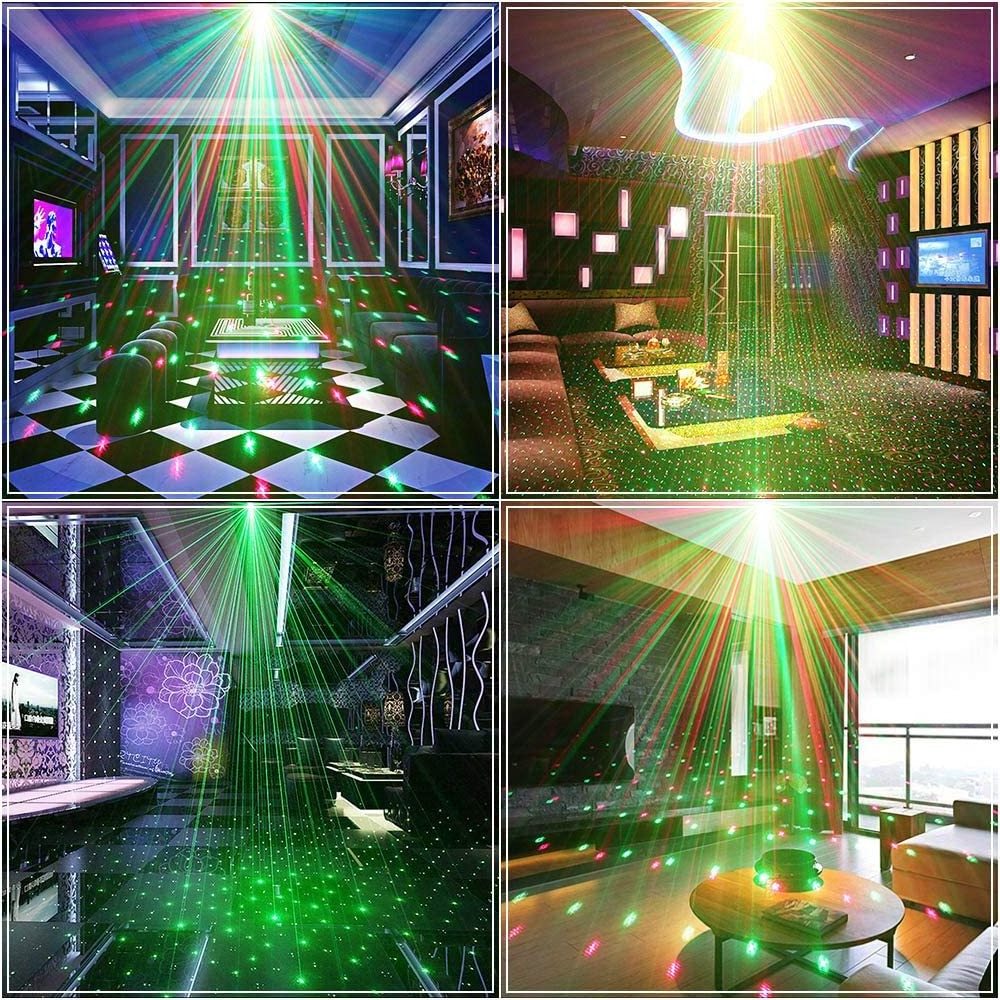 Laser Projector Stage Lights Mini Laser Led Stage Lighting Handheld convenient vehicle USB laser Disco lighting