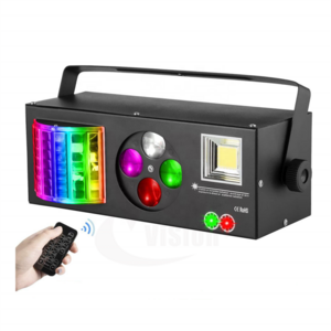 LED Laser Strobe 4in1 DMX512 Stage Effect Lights Good For DJ Disco Birthday Parties Wedding Christmas Decoration Clubs Bar