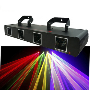 2021 4 Holes 60w club light Bar Event 4 Eyes Laser Light Disco Dj Red Green Blue Yellow Full Color Laser Lights