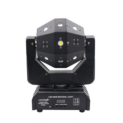 Professional Dj Equipment 3w*16pcs Led Moving Beam Head Light Beam+laser+strobe 3 In 1 Effect Party Light