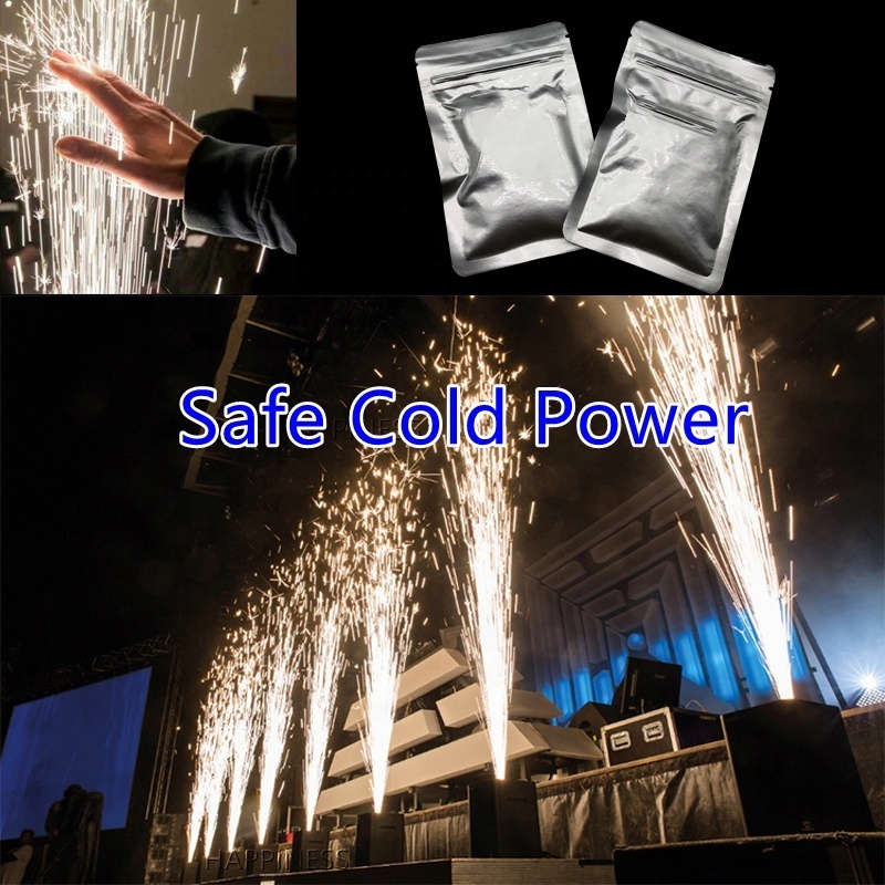 200g Ti Powder For Sparkler Cold Spark Fireworks Composite Titanium Powder For Wedding  Sparkler Machine