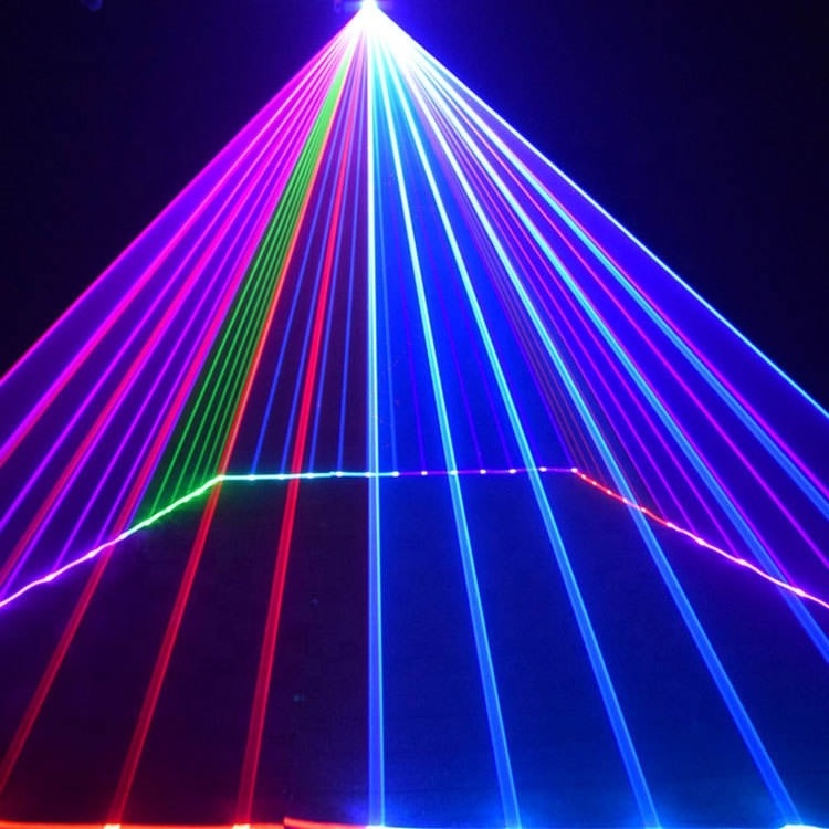 Animation Laser 3D 40 KPPS Rgb Laser Lighting 8W 10W 15W 30W ILDA 3D scan stage laser light profession strong beam DMX