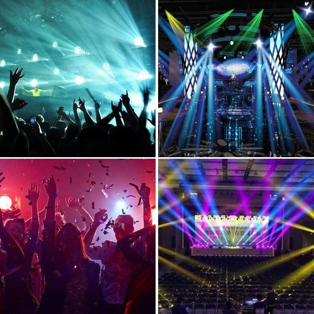 Smart Party Festival Disco Show Wedding Rgb Stage Light Dmx512 Sound Control Mic Rgbw Moving Head Dj Stage Lighting