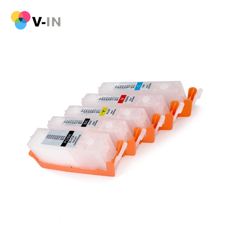 PGI-550 CLI-551 Ink Cartridge for Canon iP7250 MG5450 MG5550 iX6850 MX725 Printer Refillable Cartridge for MX925 MG5650 MG6650