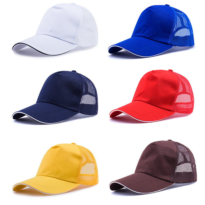 Customized Baseball Caps Truck Cap Mesh hats Adjustable Size Sport Casual Caps