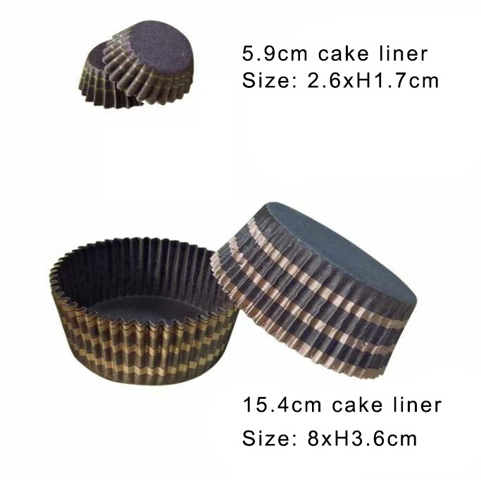 Disposable grease proof chocolate ball cup cake muffin paper cupcake liner for party bakery