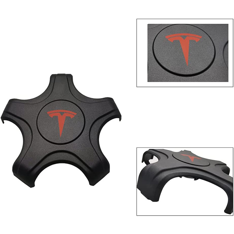 4 Pieces Customized Car Hub Cap Cover Wheel Center Caps For Tesla Model 3