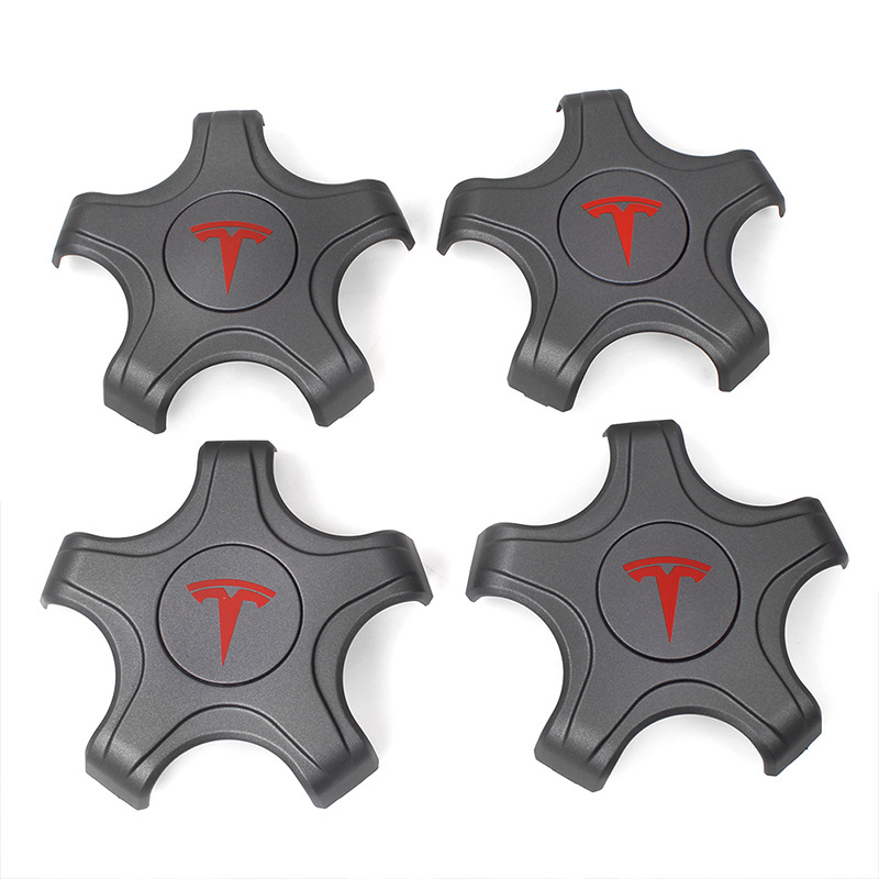 4 Pieces Customized Car Hub Cap Cover Wheel Center Caps For Tesla Model 3