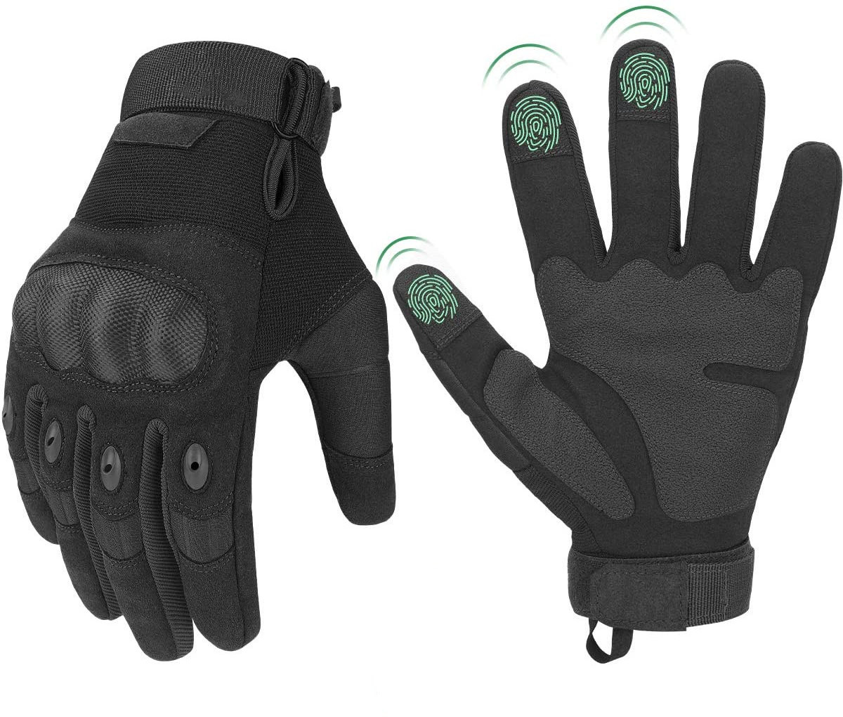 Outdoor Sports Custom Protective Touch Screen Hard Knuckle Tactical Gloves