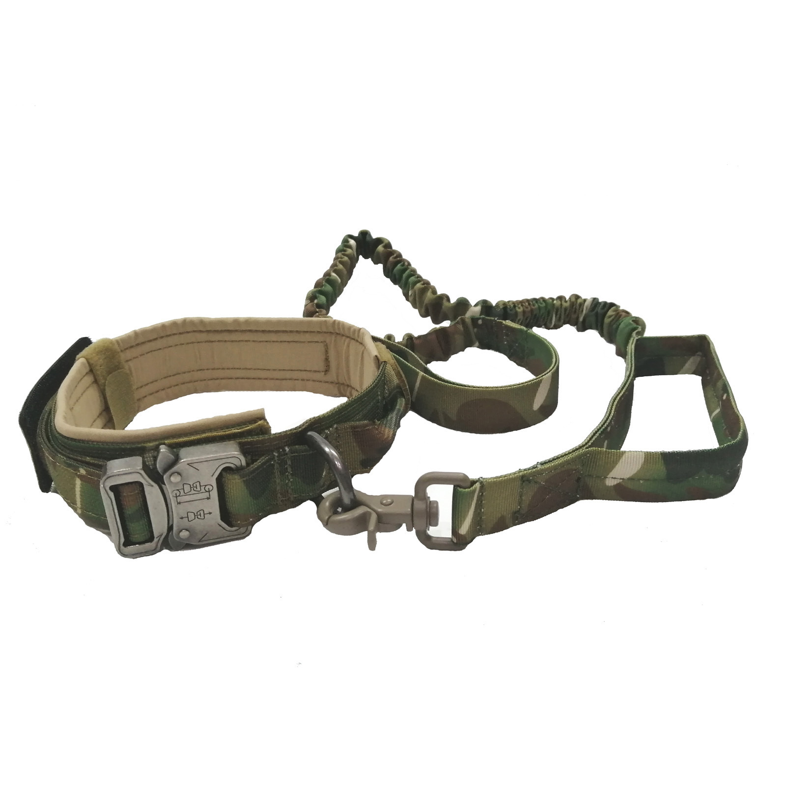 Custom Logo Durable Nylon Dog Collar And Leash Tactical Dog Collar Dog Leash Clasp Big Collar