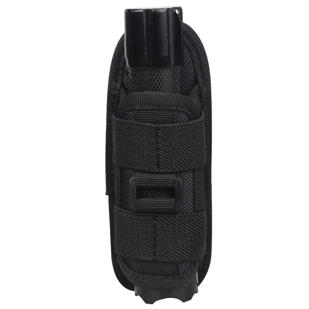 Tactical Torch Pouch Bag Duty Belt Nylon Flashlight Holder Holster Case for Flashlight Holder with 360 Degrees Rotatable