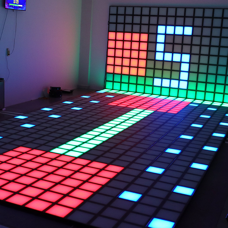 factory wholesale active game led matrix floor game tile