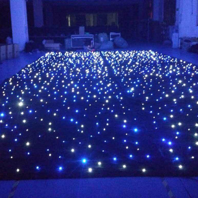 Wedding flashing twinkle star curtain 3x4m 3x6m 3x8m led star light backdrop Ceiling Decoration Light