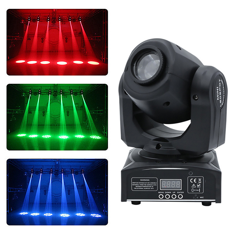 60w watts mini led dmx gobo spot light for club dj