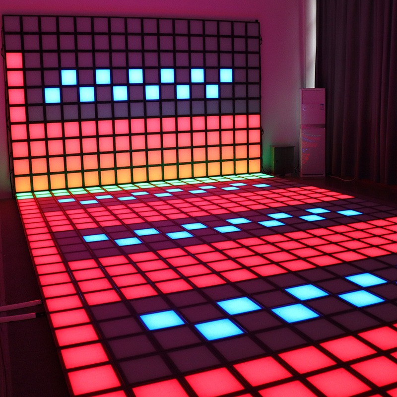 factory wholesale active game led matrix floor game tile