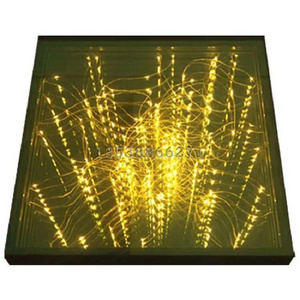 Stage decoration twinkle light up disco panel starlit led dance floor used