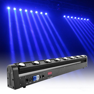 8x12W moving led beam bar RGBW 4in1 8 eyes rgbw beam bar Led Lyre disco Stage Lighting