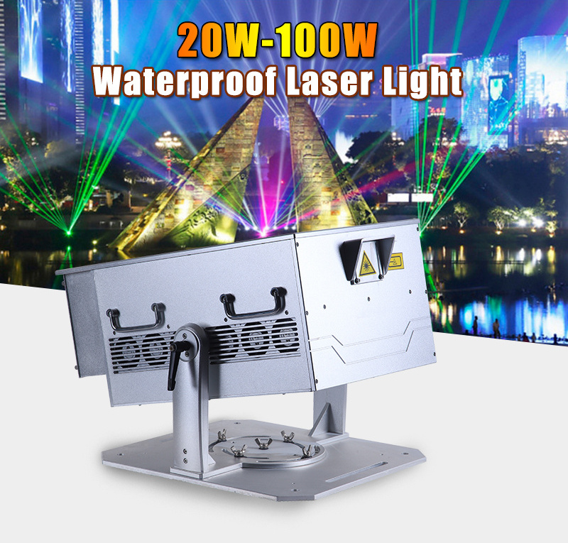 IP65 outdoor sky rgb laser beam light 20W 30W 50W animation laser show equipment machine manufacturer wholesale price